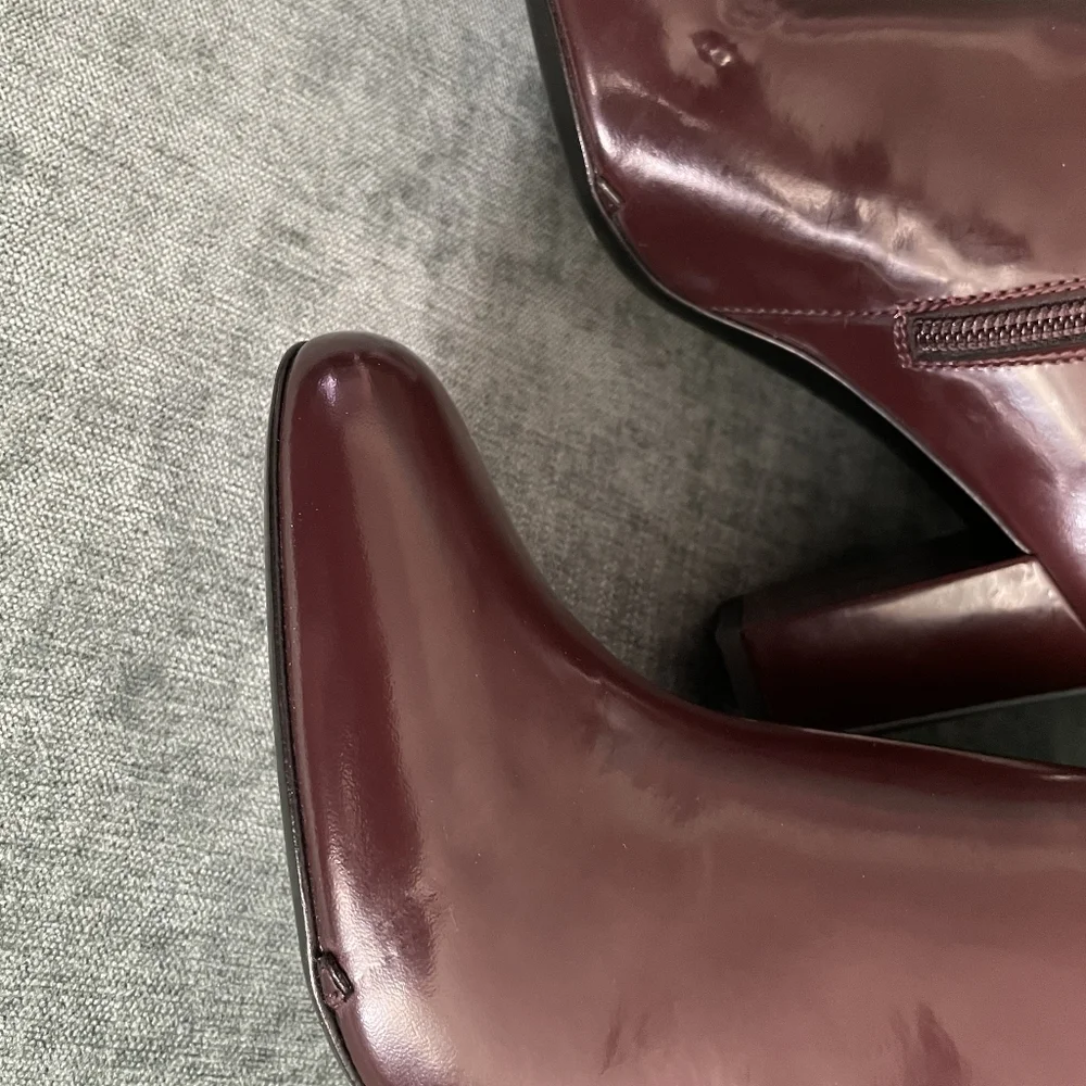 NWT $1200 Longchamp Patent Leather heeled boots - Picture 7 of 7